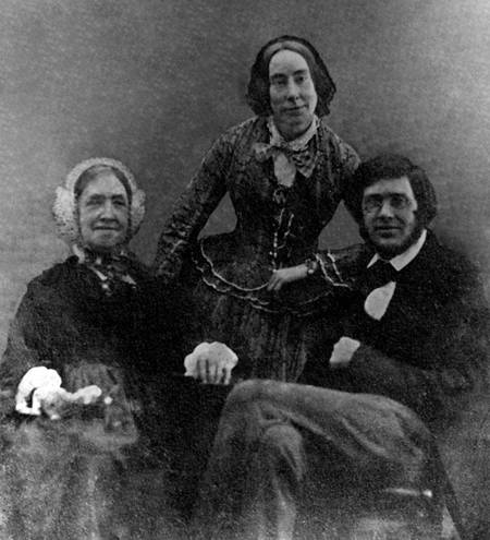 WMF041f_ARW, his sister and mother in c_ 1852 from print owned by Wallace Family_EDITED.jpg