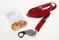 hand lens and collecting bag.JPG