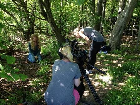 Filming for Orchid Observers.JPG