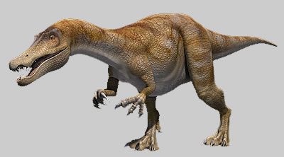 Een afbeelding van Baryonyx walker.