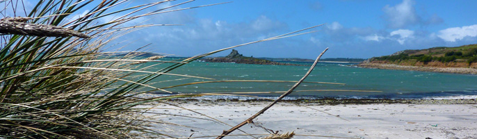 The coast of the Isles of Scilly