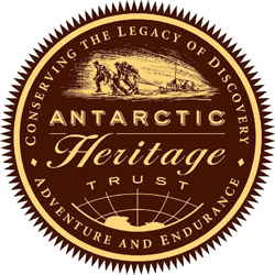 Antarctic Heritage Trust logo. Copyright: Antarctic Heritage Trust