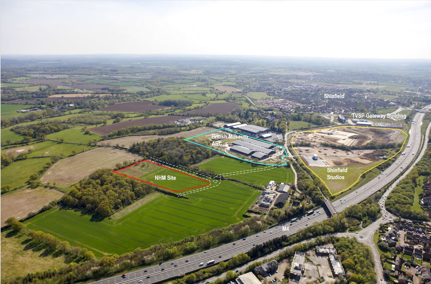 An aerial view of where the new centre will be located