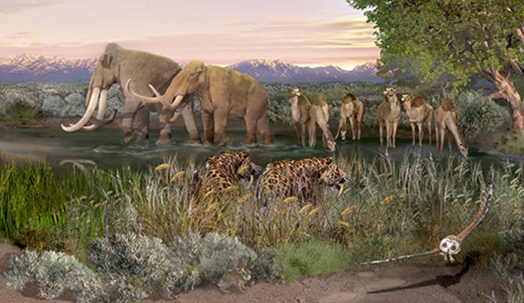 Mammoth, saber-toothed tigers and other prehistoric species in White Sands