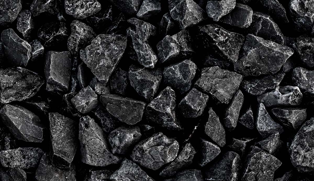 Many lumps of coal.