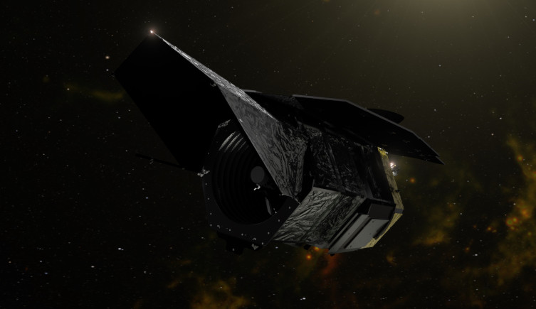 An artist's impression of the Nancy Grace Roman Space Telescope