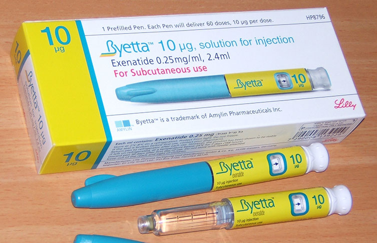 A Byetta injection