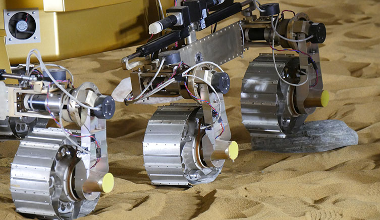 Gold plating on the rover chassis will help protect delicate machinery from radiation and extreme temperature changes