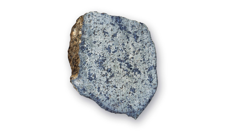 A photograph of the Martian meteorite Sayh al Uhaymir 008.
