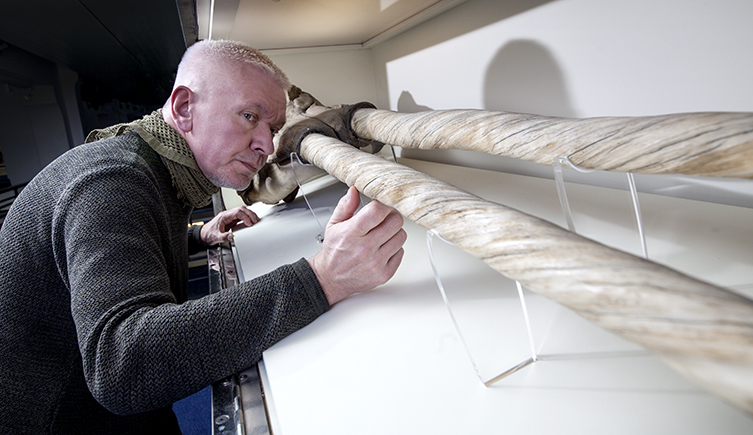 Richard Sabin, whale curator at the Museum, looks after cetacean collections that include blue whales, humpback whales and fin whales.