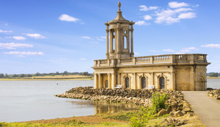 St Matthew's Church, Normanton, on the shores of Rutland Water