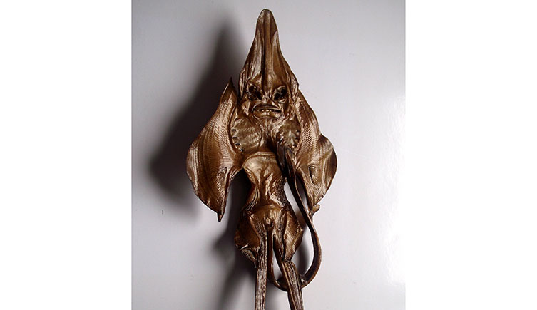 A dried guitar fish