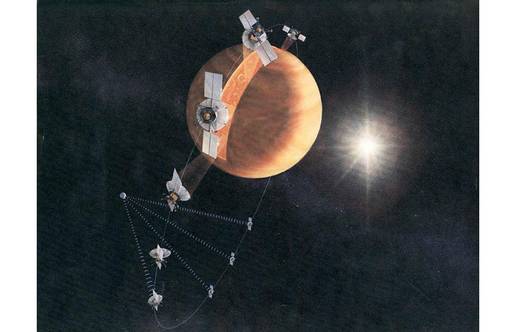 Artist concept of NASA's Magellan spacecraft