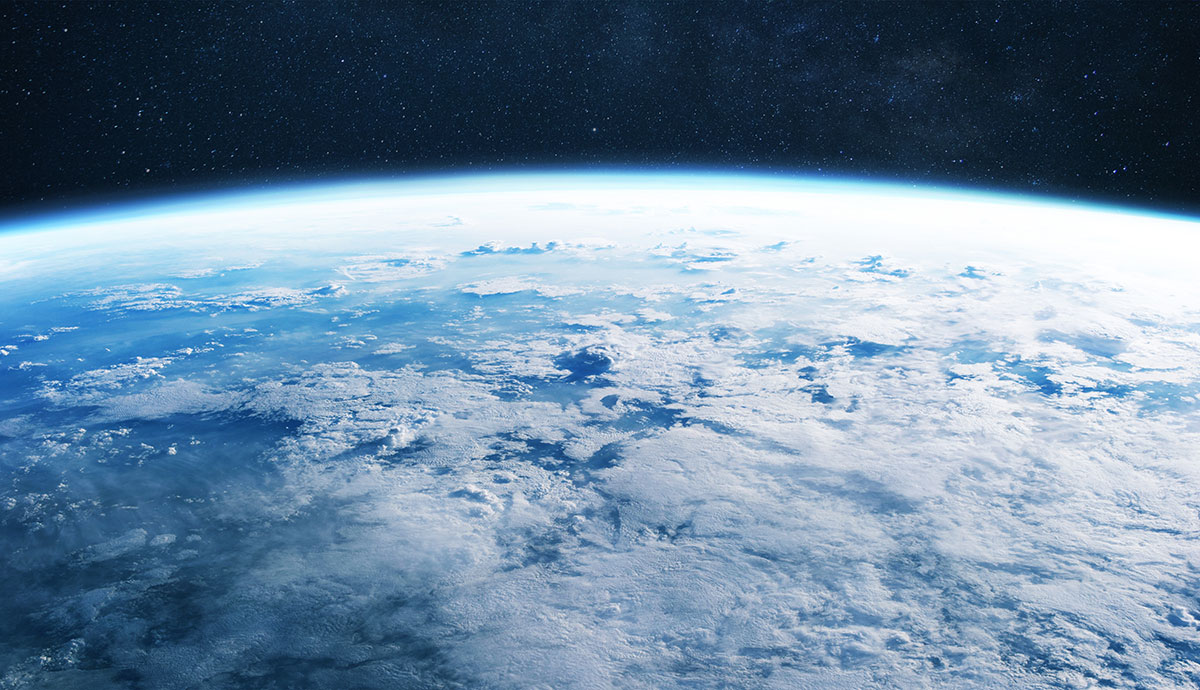 A view of Earth from space