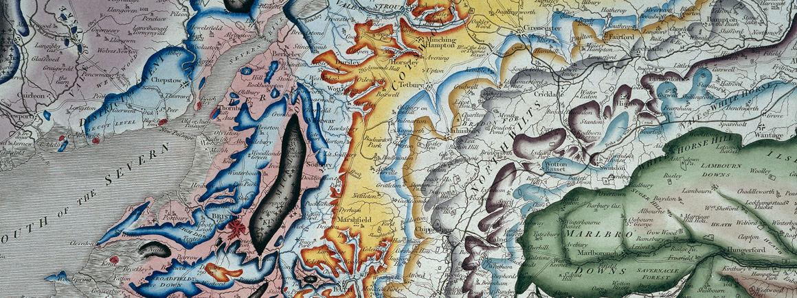 William Smith’s geological map of Great Britain 