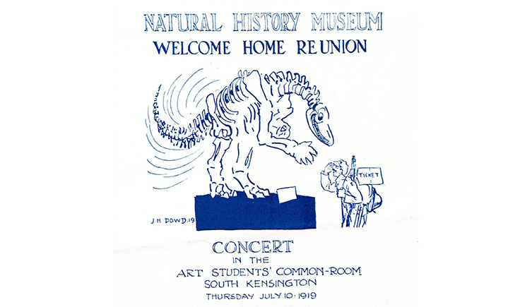 Flyer celebrating the end of the First World War