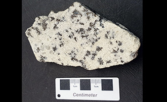 Tourmaline-topaz granite