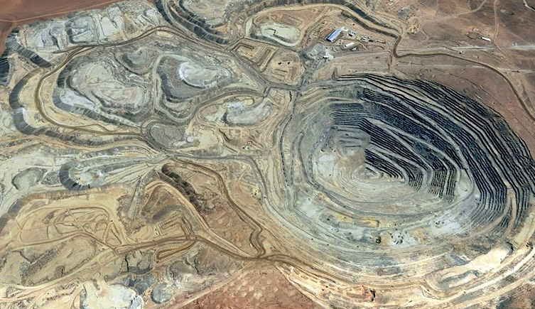 View of the Rosario mine
