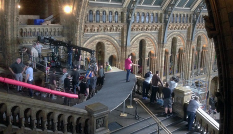 Filming at the Museum - Jupiter Ascending