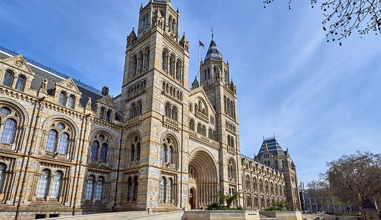 The façade of the Museum at South Kensington.
