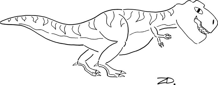 How to Draw a Dinosaur Head - HelloArtsy