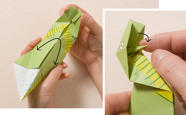 How To Make A T Rex Origami Dinosaur Natural History Museum