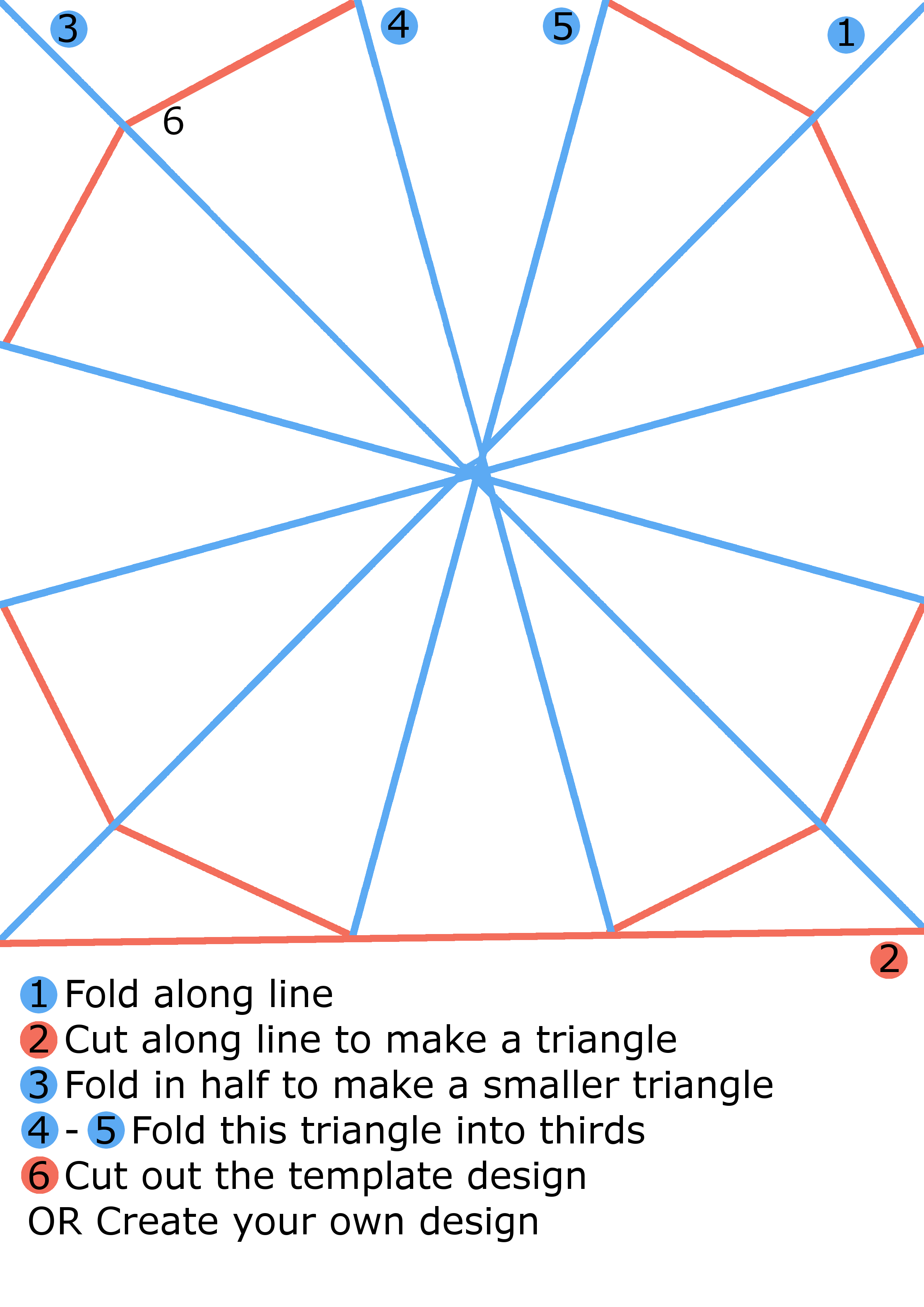 How to make animal paper snowflakes  Natural History Museum Regarding Blank Snowflake Template