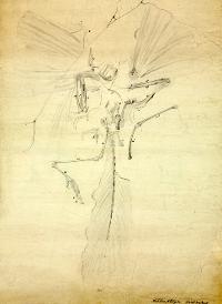 Sketch of Archaeopteryx