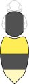 1 yellow band