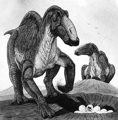 An artist's impression of Aralosaurus