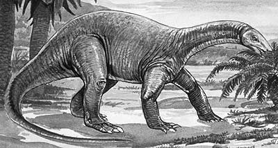 An artist's impression of Chinshakiangosaurus