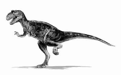 An artist's impression of Eustreptospondylus