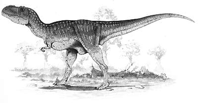 An artist's impression of Indosuchus