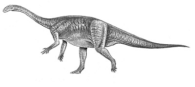 An artist's impression of Jingshanosaurus