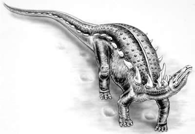 An artist's impression of Sauropelta