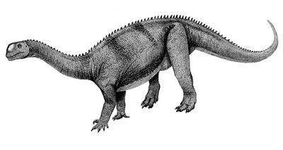 An artist's impression of Yimenosaurus