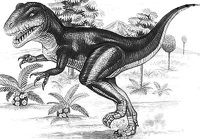 An artist's impression of Afrovenator