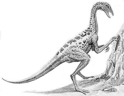 An artist's impression of Anserimimus