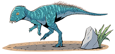 An artist's impression of Aquilops