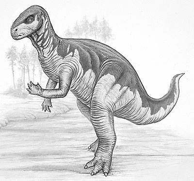 An artist's impression of Camptosaurus