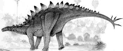 An artist's impression of Huayangosaurus