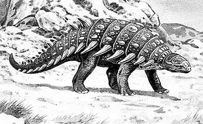 An artist's impression of Hylaeosaurus