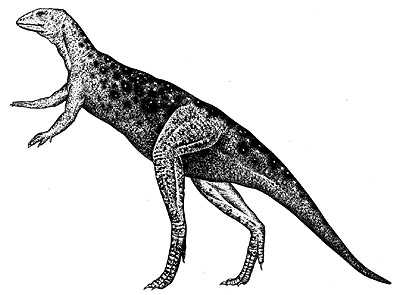 An artist's impression of Lesothosaurus