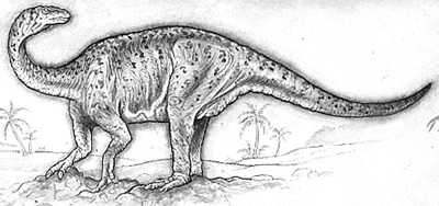 An artist's impression of Lufengosaurus