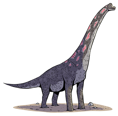 An artist's impression of Lusotitan