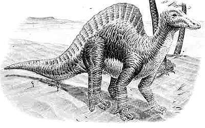 An artist's impression of Ouranosaurus