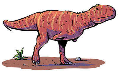 An artist's impression of Rajasaurus