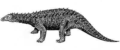 An artist's impression of Scelidosaurus