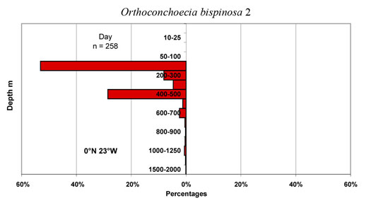 bathymetry data for Orthoconchoecia  bispinosa