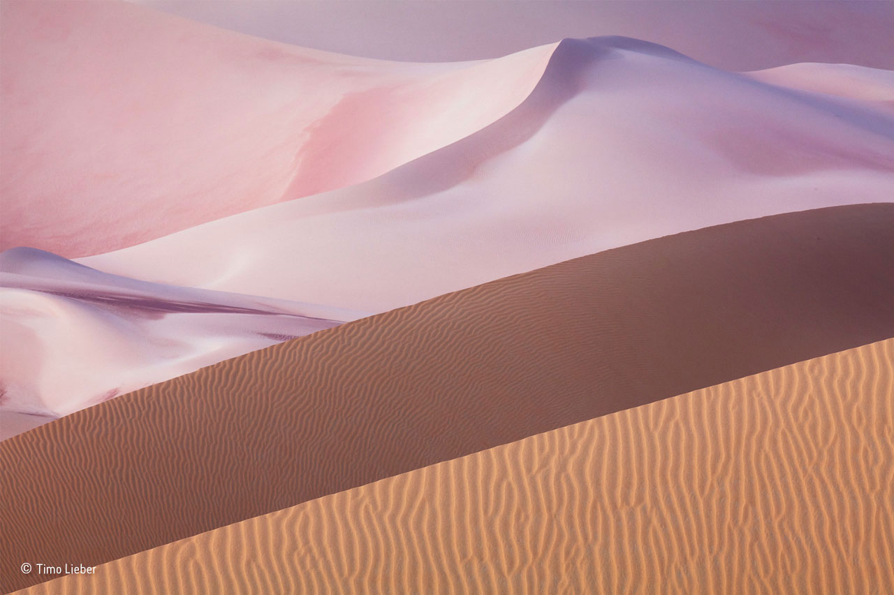 Collage of sand